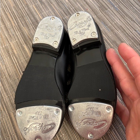 Toddler Capezio Tic Tap Toe Shoes Size 9 Black Unisex - Picture 4 of 4